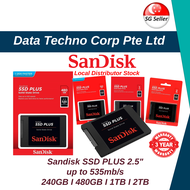 SanDisk SSD Plus 2.5" Internal SATA SSD 535MB/s - 240GB I 480GB I 1TB I 2TB