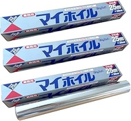 UACJ Foil Aluminum Foil, Width 11.8 inches (30 cm) x Length 82.2 ft (25 m), Set of 3, Oven, Frying P