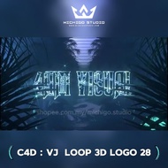 🌀 VJ 3D LOOP LOGO  | Custom C4D + Octane for DJ, Club & KTV [28]