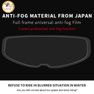 Local delivery Motorcycle Helmet Anti Fog Film Full Helmet Lens Anti Fog Sticker Helmet General Anti
