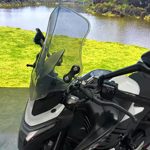 For CFMOTO 450 NK 250 NK Motorcycle Windscreen Windshield Wind Screen with Mounting Bracket FrontGla