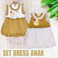 Baby Dress Cute Baby Skirt Duck Motif Baby Dress (0-7 Months) Baby Clothes Balloon Skirt Cotton Kutu