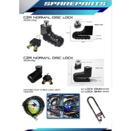 Motorcycle Normal Disc Lock / Cable Lock / U Lock