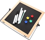 Small Dry Erase Board Magnetic: Double Side Whiteboard with Stand for Tabletop Portable Office Home 