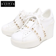 Valentino Garavani ZW2S0HP0 鉚釘厚底運動鞋，尺寸 36 1/2 [二手]