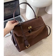 Rodeo Genuine Leather All-Match Deerskin Commuter Shoulder Bag Rodeo Leather All-Match Deerskin Flee