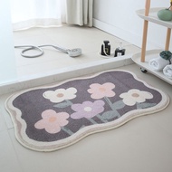 Imitation Cashmere Bathroom Absorbent Floor Mat Bedroom Bathroom Carpet Entrance Bathroom Door Anti-