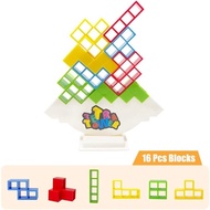 เกม Tetra Tower Tetris Balance Toy Stacking Building Block ของเล่นสําหรับเด็กผู้ใหญ่เกมสําหรับครอบคร