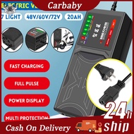 Intelligent Ebike Charger 48V12AH 48V20AH 60V20AH 72V20AH For Battery Lead Acid Battery ChargerSmart