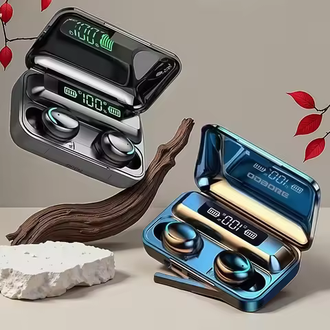 Multifunctional F9 Bluetooth Headset Hands-free Touch Waterproof 9D Stereo Bass Sports Headset