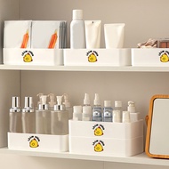 WORTHBUY Cosmetic Storage Box Bathroom Mirror Cabinet Makeup Organizer Stackable Drawer Desktop Storage Organization