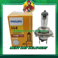 Original Philips H4 +30% 12V 60/55W Halogen Bulb Headlight Kancil Kelisa Myvi Viva Saga Iswara Wira 