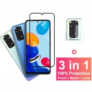 Xiaomi Redmi Note 11 11s Pro Tempered Glass Full Cover Screen Protector For Xiaomi Redmi Note 10 5G 10s Red Mi 11T 10 9T 9 Pro Screen Protector with Camera Lens Protector
