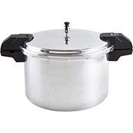 IMUSA USA A417-80807 16Qt Jumbo Stovetop Pressure Cooker with Regulator and Side Handles, Silver