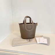 【99新閒置🆕】Hermes in the loop 18 大象灰🐘金扣豬鼻子菜籃子 W刻手提包 單肩包