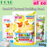 Alice Sanbbi Natural Bathing Sand for Hamster 500g  (AE51,AE52,AE53) / Pasir Mandi untuk hamster