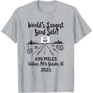 World'S Longest Hwy 127 Yard Sale 2025 T Shirt T-Shirt