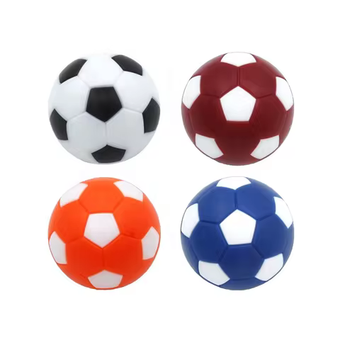 Multi Color Style Soccer Football Table Ball 36mm ABS Plastic Foosball Game Play Football