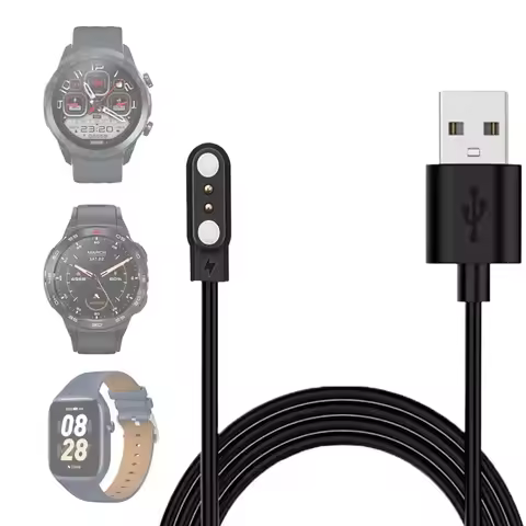 Replacement Charger Compatible with AMAZTIM C20/M1 Pro Charger USB Cable Smartwatch Cord for Tank T1