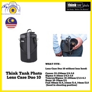 Think Tank Photo Lens Duo Case 10 Pouch for Canon 55-250mm Lens,Sigma 8-16mm,Sigma /Tamron 18-200mm Sony 16-35mm F4 Lens