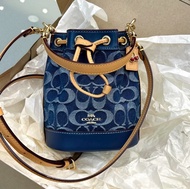 COACH 蔻馳丹寧香布雷小水桶包 經典回歸 | 香港順豐配送