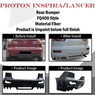 PROTON INSPIRA/MITSUBISHI LANCER FQ400 MODEL FRONT BUMPER -MATERIAL FIBER BODYKIT
