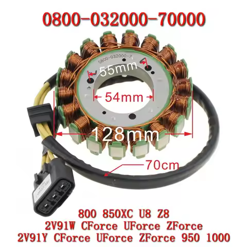 Origina 18 Pole Stator Coil for EPS High-Power 0800-032000-70000 for CFMoto ENGINE 2V91W 2V91W-A 2V9