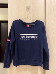 new balance 正品深藍大學T 衛衣