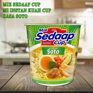 Terbaru Mie Sedap Cup/ Mie Instan Kuah Cup/ Rasa Soto/ 81G
