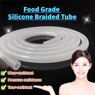 Braided Silicone Tube High-pressure Steam Tube Encrypted Mesh Silicone Tube High Temperature Resista