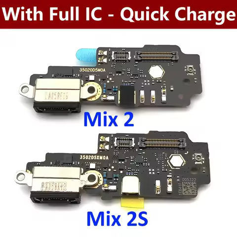New For Xiaomi Mi Mix 2S 2 S Mix2s Dock Connector USB Charger Charging Port Flex Cable Board With Mi