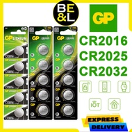 GP CR2016 / CR2025 / CR2032 Lithium Cell Battery | 1pc / 5pcs Authentic GP