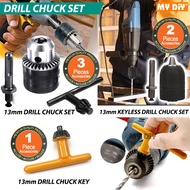 MYDIYHOMEDEPOT - 3PCS 13MM DRILL CHUCK SET / 2PCS 12MM KEYLESS DRILL CHUCK SET / 1 PCS 13MM DRILL CH
