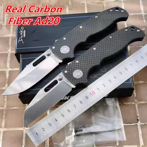 JUFULE Demko Ad20 Shark Ceramic Bearing Real Carbon Fiber Handle Mark S35vn Tactical Military Camp H