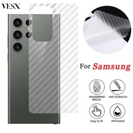 Carbon Fiber Phone Protective Back Film For Samsung ss Galaxy S24 S23 S22 S21 S20 FE Note 20 Ultra 10 Plus Pro 5G 4G 2023