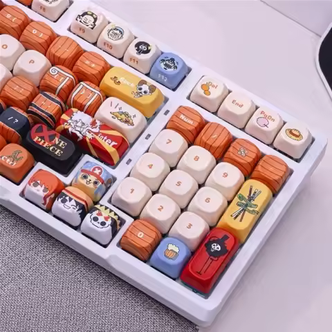 MOA Profile 137 Keys PBT Keycaps Great Voyager Theme for Cross Switch Mechanical Keyboard Wooting
