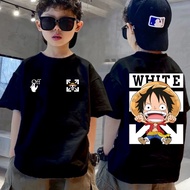 baju budak t shirt round neck 100% Premium cotton unisex size 2/3 to 12/13 2024 Kids T shirt 413