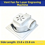 exhausted fan for engraving machine/smoke pipe
