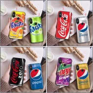 Pepsi Coke Fanta Anti-Drop Soft Silicone Phone Case For Realme C17 7i 7 X7 Pro C7