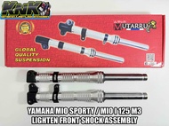 MUTARRU LIGHTEN FRONT SHOCK ASSEMBLY BLACK SERIES FOR WAVE 125 / AEROX / XRM / MIO / RAIDER 150 THAI