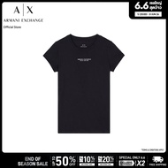 Armani Exchange เสื้อยืดผู้หญิง รุ่น XW001455-AF10356-MC021 - สีดำ