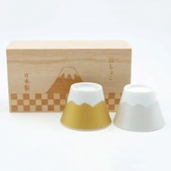 日本直送🇯🇵日本製金銀富士山杯1對