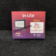 LAMPU SOROT LED IN LITE INLITE INF030 30WATT 30W FLOODLIGHT VALUE