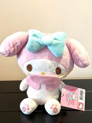 (3640) 2022年產品全新 My Melody 粉紅色港版毛毛口罩公仔, Plush Doll , 設計特別,值得收藏, 約高 20 x濶 20 cm,清貨價$249
