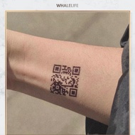 ️ ️ 1 Pcs QR Code Tattoo Sticker 3 Days 可爱纹身贴 Tatu QR