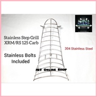 ❥ ◸ Stainless Step Grill for RS/XRM 125 Carb