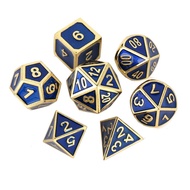 Yourandoll Zinc Alloy Metal Dice Dice Polyhedral Dice D20 D12 D10 D8 D6 D4 Dungeons and Dragons DND 