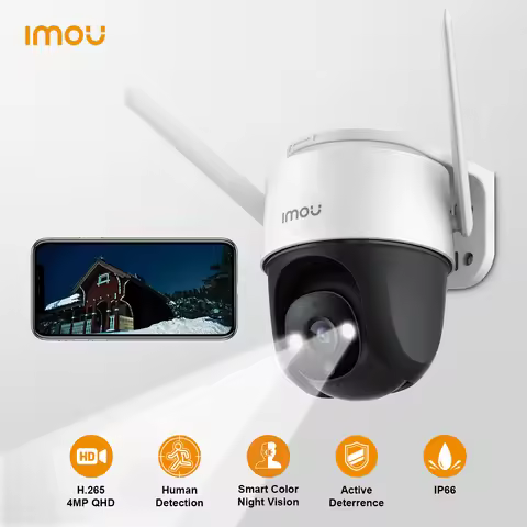 IMOU Cruiser 2MP US Plug 360° PTZ Outdoor Camera Colorful Night Vision Wi-Fi IP66 AI Human Detection