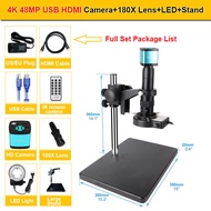 YIZHAN HDMI USB Industrial Electronic Digital Video Microscope Camera 48MP 1080P 60FPS 4K + LED ligh