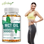 MCT Oil Softgel Capsules, C8 & C10, Keto & Energy Support, Coconut-Derived, Fast-Absorbing Formula